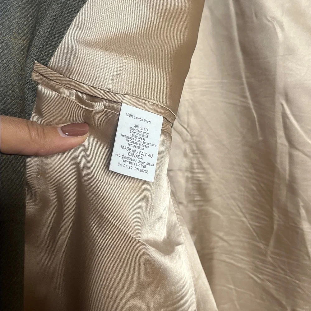 Lauren Ralph Lauren Men's Lambswool Green Brown Tan Plaid Blazer 42L